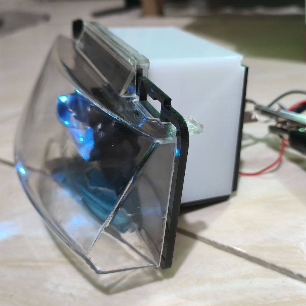 lampu depan Suzuki tornado Shogun kebo satria ru 2 tak retrofit by nam project