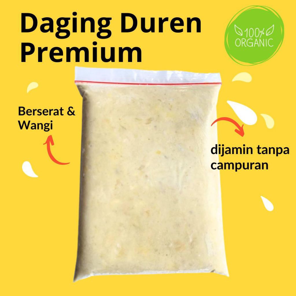 

(PROMO) 8.8 Daging Durian Kualitas Premium