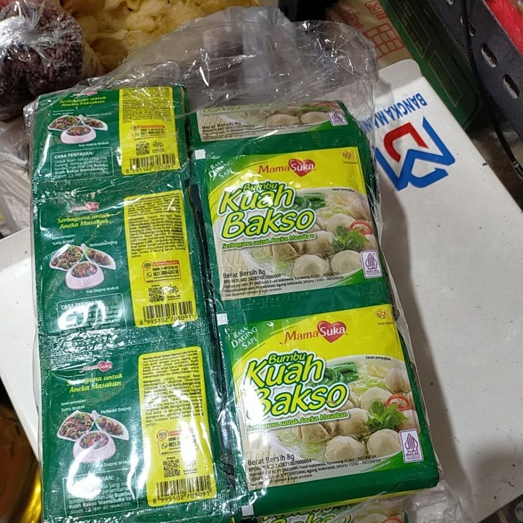 

bumbu kuah baso mamasuka rencengan