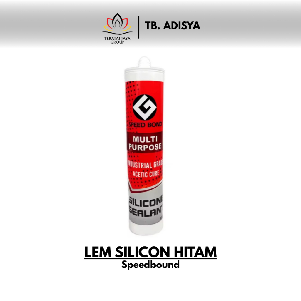 Lem Silicon Hitam/ Silicone Sealant / LEM KACA