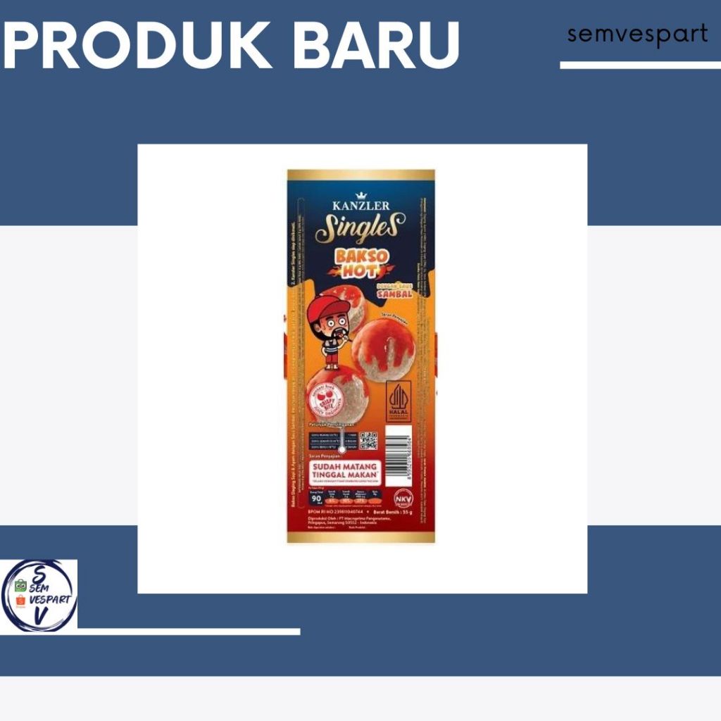 

KANZLER SINGLES BAKSO HOT 48GR