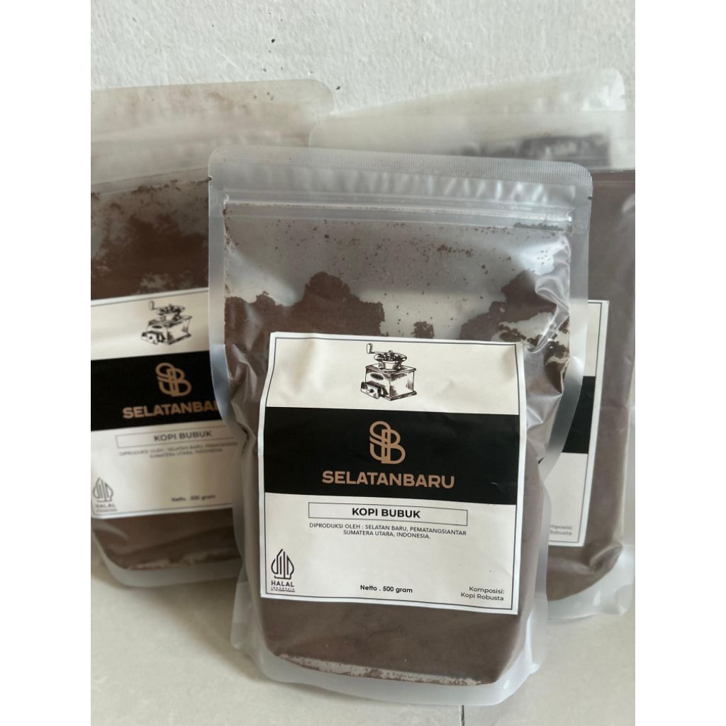 

Kopi Tradisional Robusta Bubuk Halus Selatan Baru