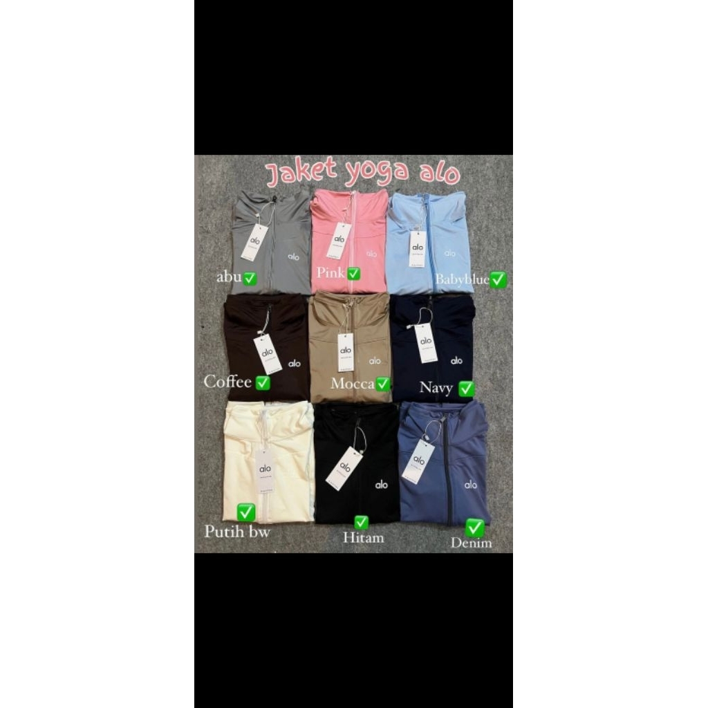 JAKET YOGA ALO SPORT SLIMFIT
