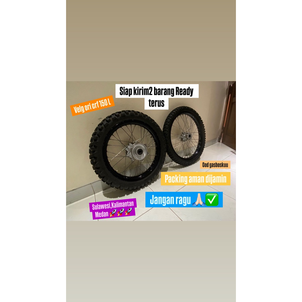 Velg Original Honda Crf 150 L Asli