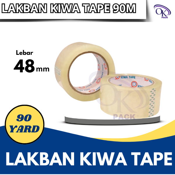 

LAKBAN KIWA TAPE 48MMX90YARD PALING MURAH BERKUALITAS