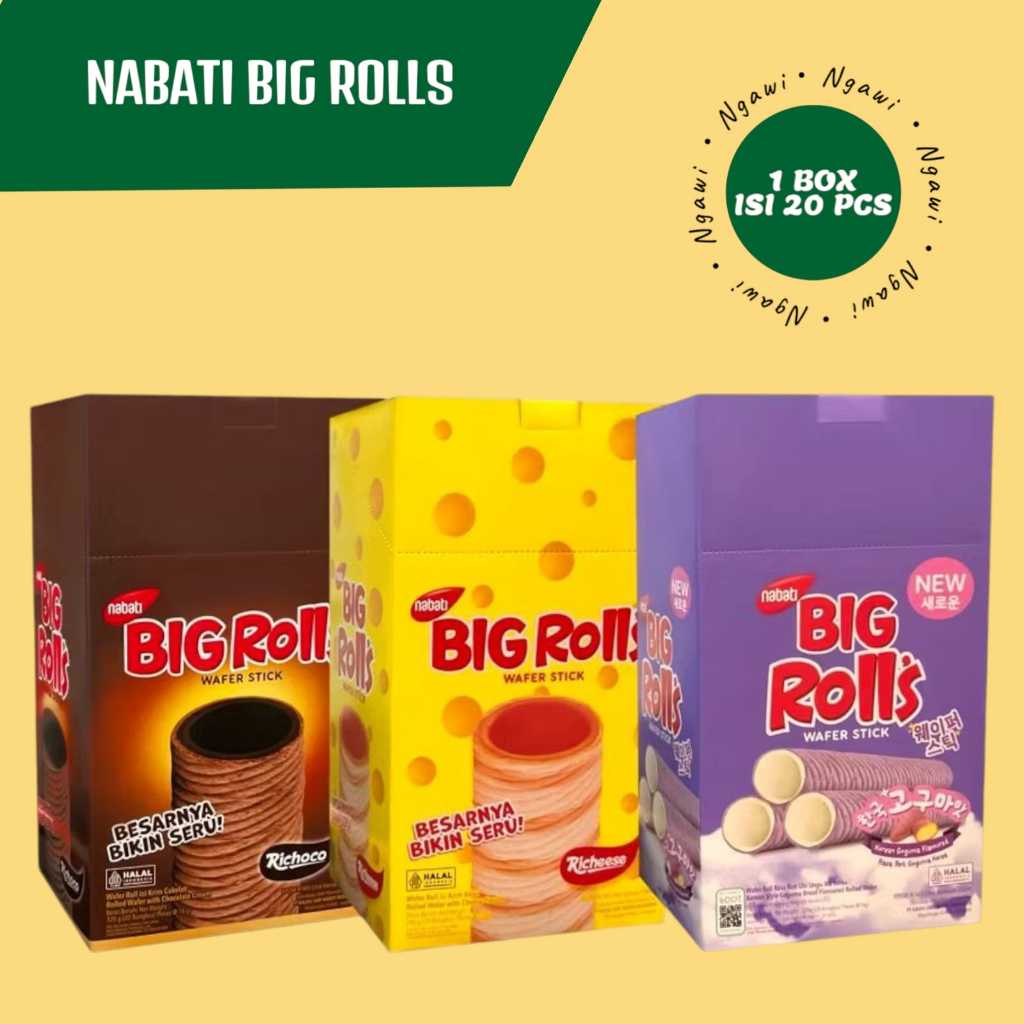 

NABATI BIG ROLLS WAFER STICK, NABATI BIG ROLLS