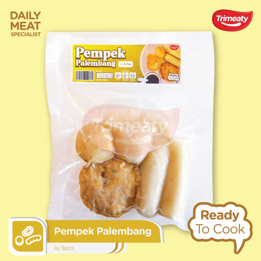 

Trimeaty Pempek Palembang 5pcs