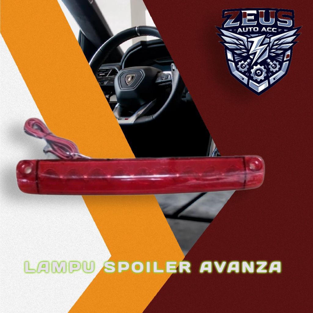 LAMPU SPOILER AVANZA MIKA MERAH,, AVANZA XENIA 2004-2011