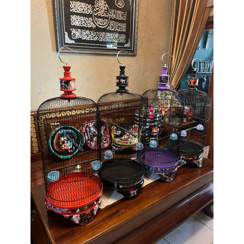 Sangkar Lovebird Decal Pvc