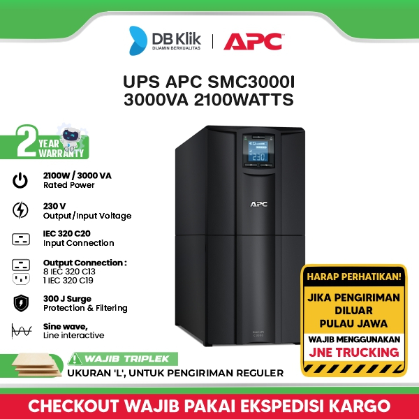 Apc Ups Smc3000I 3000VA - UPS APC SMC3000I