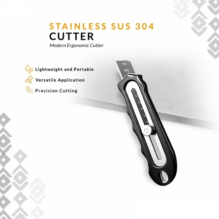 

Peso Piso Pisau Kater Tajam Cutter Knife Alat Pemotong Potong Kain Kertas Kerajinan Tangan Serbaguna Gagang Anti Slip