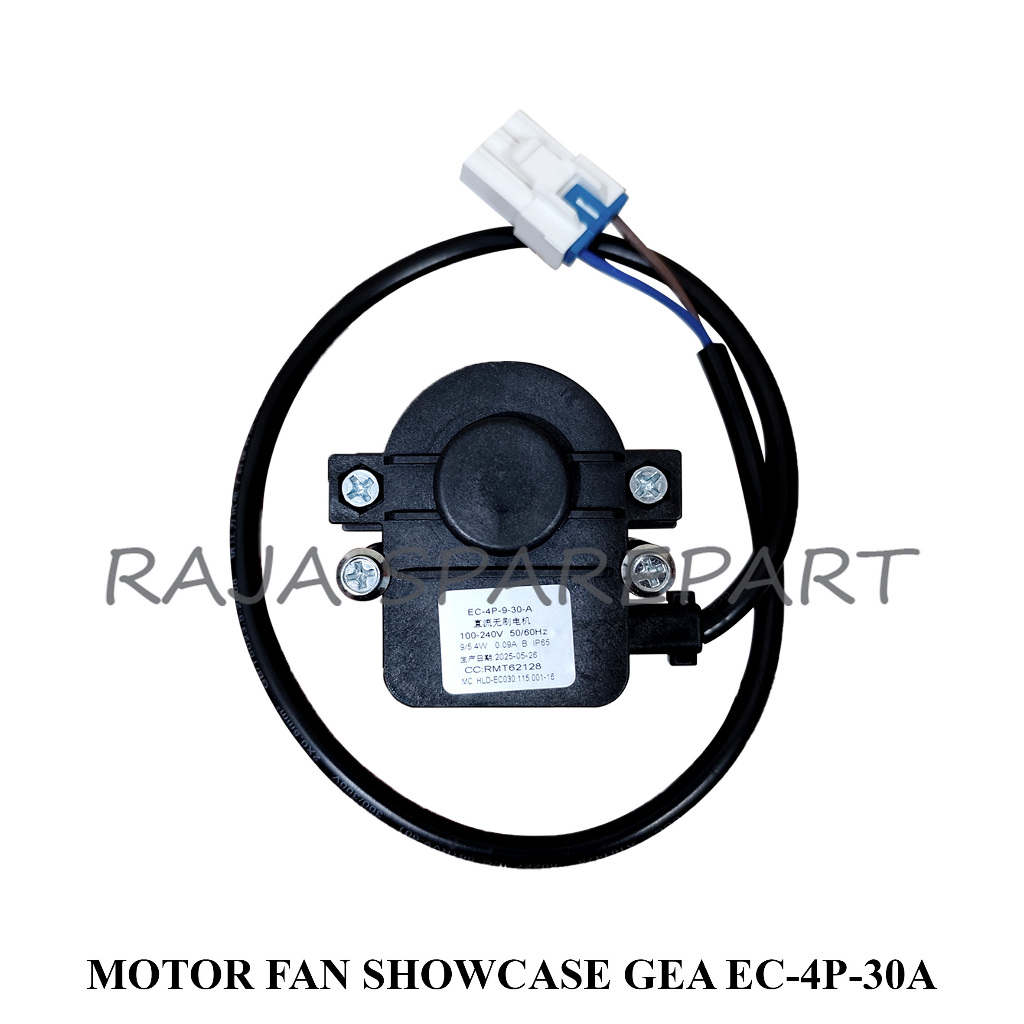 FAN SHOWCASE KULKAS / MOTOR FAN SHOWCASE GEA EC-4P-30A MFSG