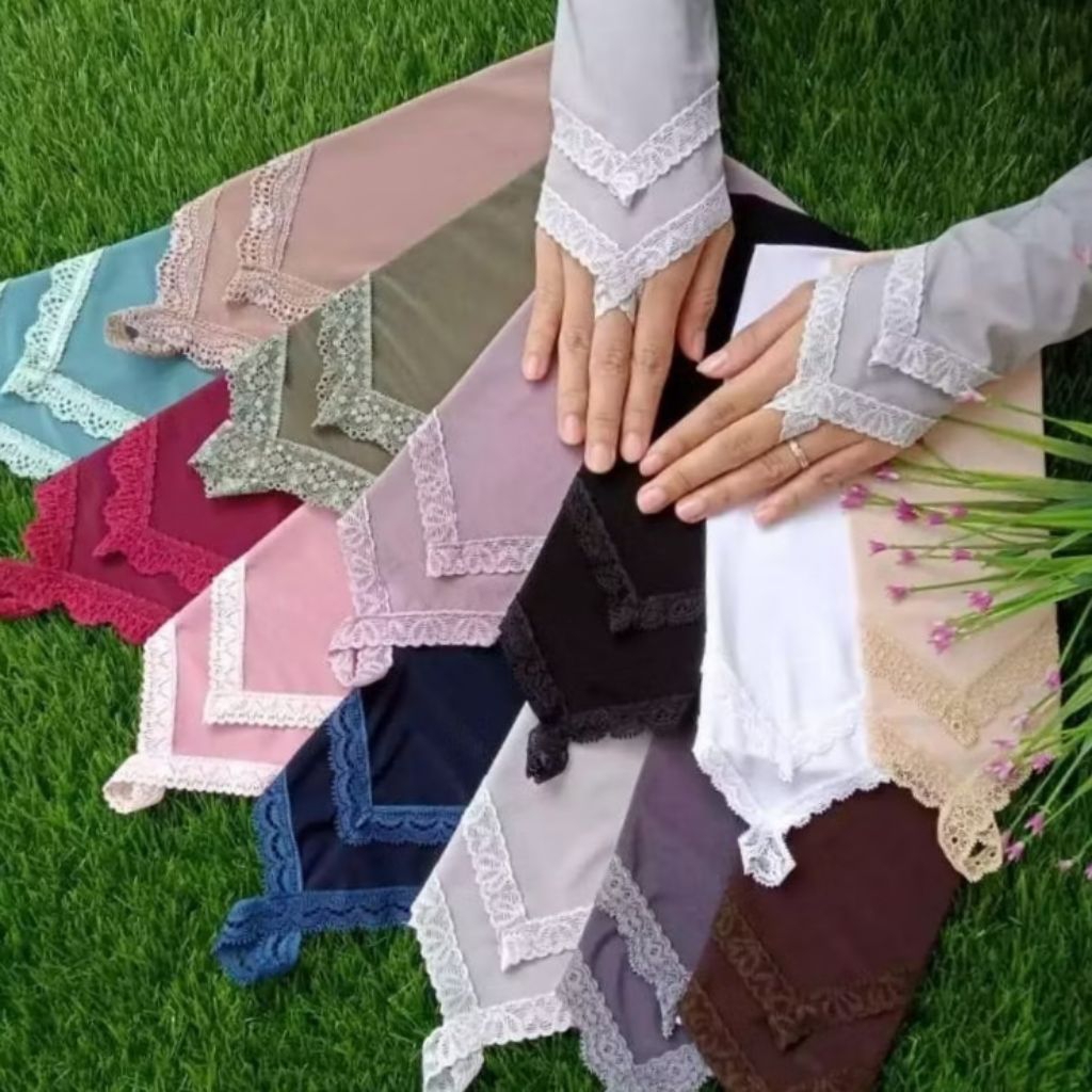 Manset Tangan Cincin Renda | Manset Tangan Renda Cincin Muslimah | Sarung Tangan Cincin Renda