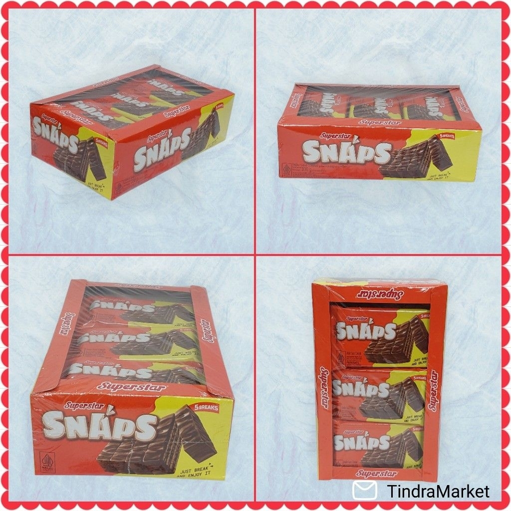 

Wafer Salut Coklat Snaps 336gr - 1 Pak