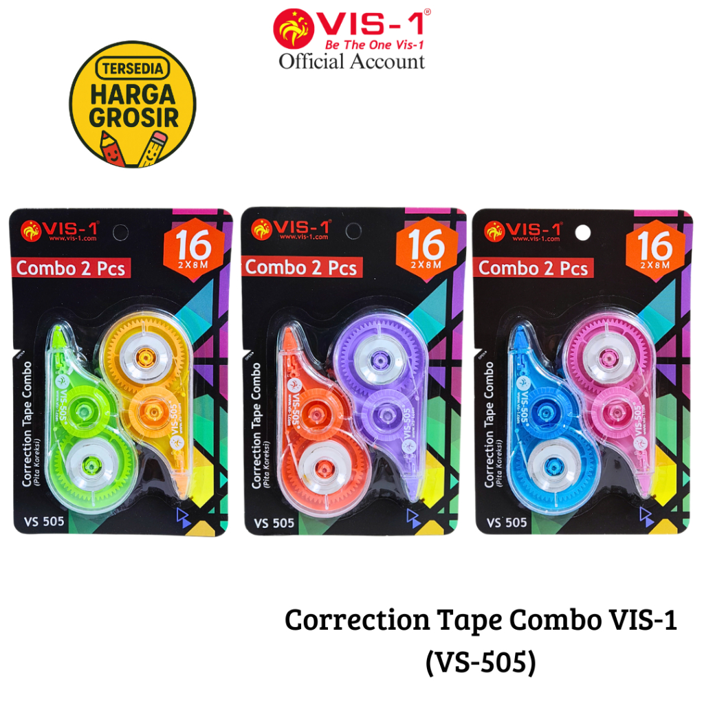 

CORRECTION TAPE VS-505 VIS-1 / TIP-X KERTAS
