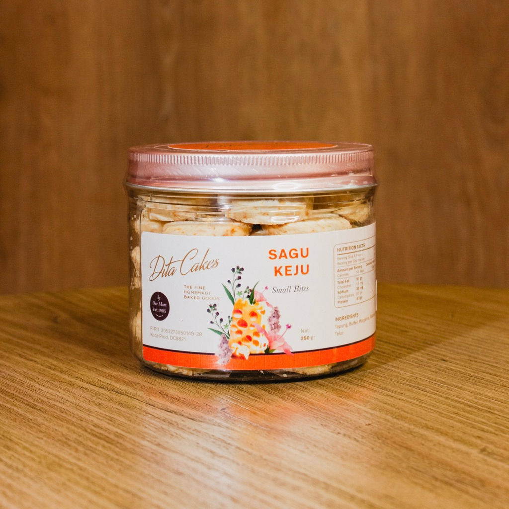 

SAGU KEJU COOKIES BY DITA CAKES 250 GR