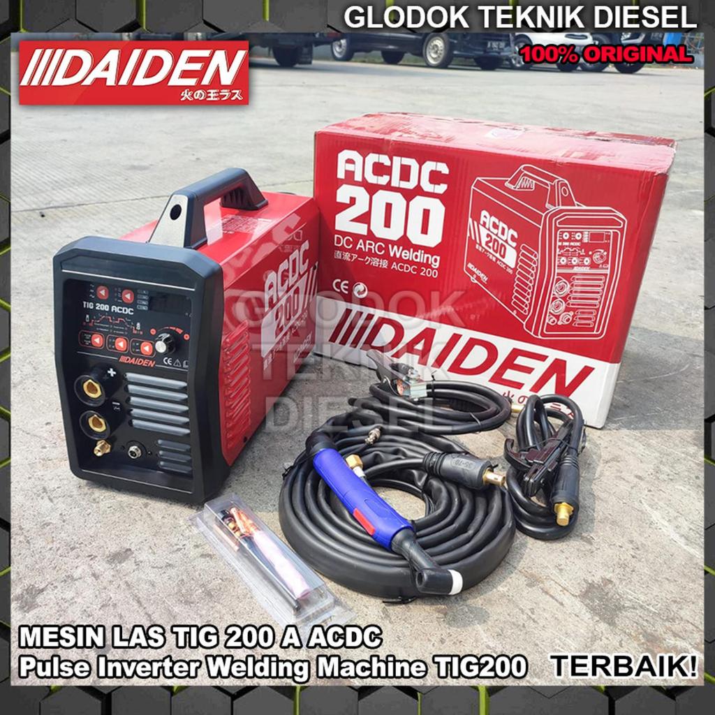 Mesin Las DAIDEN TIG 200 A ACDC / Mesin Las Argon DAIDEN TIG 200 ORIGINAL TERBAIK