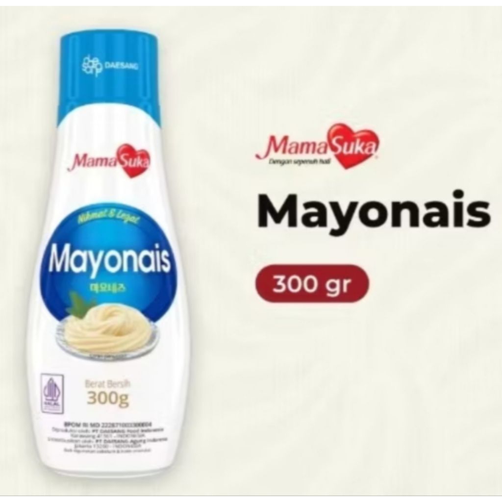 

PROMO [ Mayonaise Mamasuka 300gr Botol]