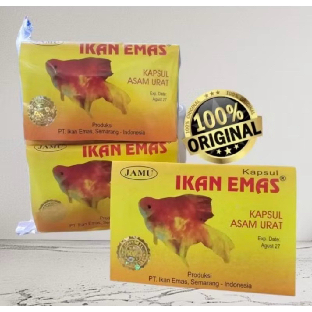 

JAMU ASAM URAT CAP IKAN EMAS