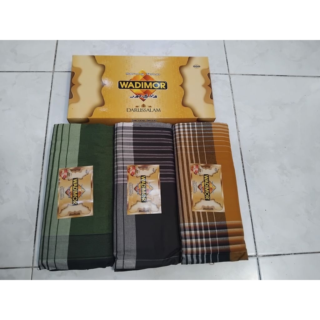 sarung wadimor darussalam,sarung motif kotak