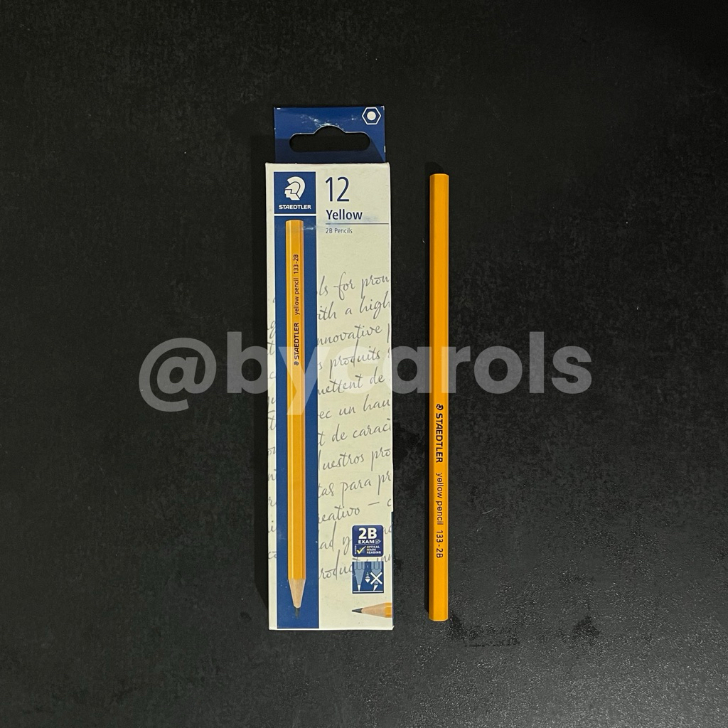 

PENSIL STAEDTLER 2B YELLOW PENCIL