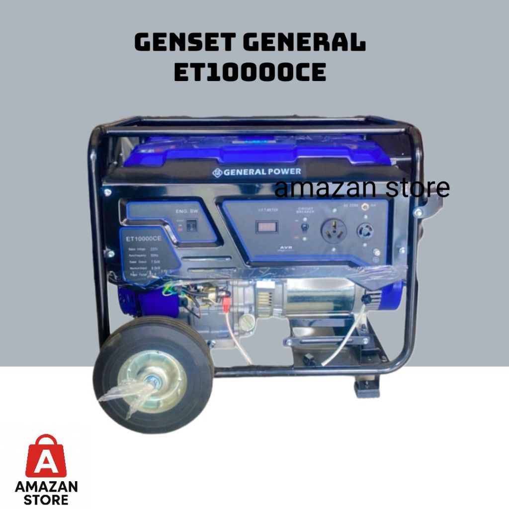 Mesin Genset General ET 10000 CE Open(7000 watt,1 phase, double strater)