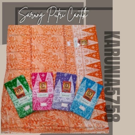 Kain Sarung Batik Putri Cantik JUNIOR - ISI 10 PCS DAN 20 PCS /  1 KODI