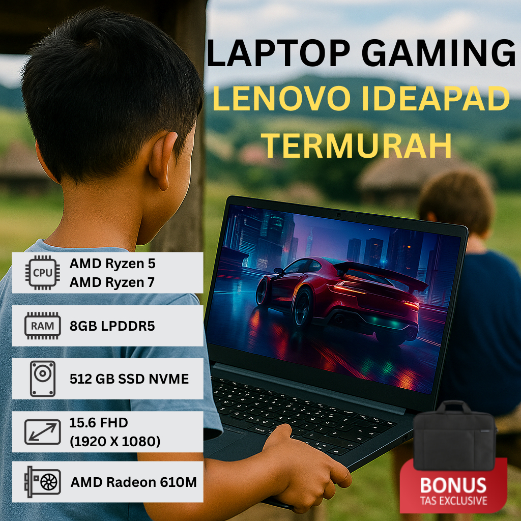 Laptop Gaming Termurah Harga Ramah Di Kantong | AMD Ryzen 5 | AMD Ryzen 7 | RAM 8GB | SSD 512GB | La