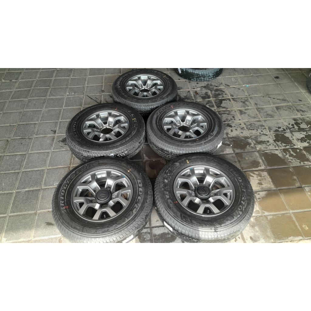 Paket velg dan ban seken copotan jimmny ring 15 + ban 80%