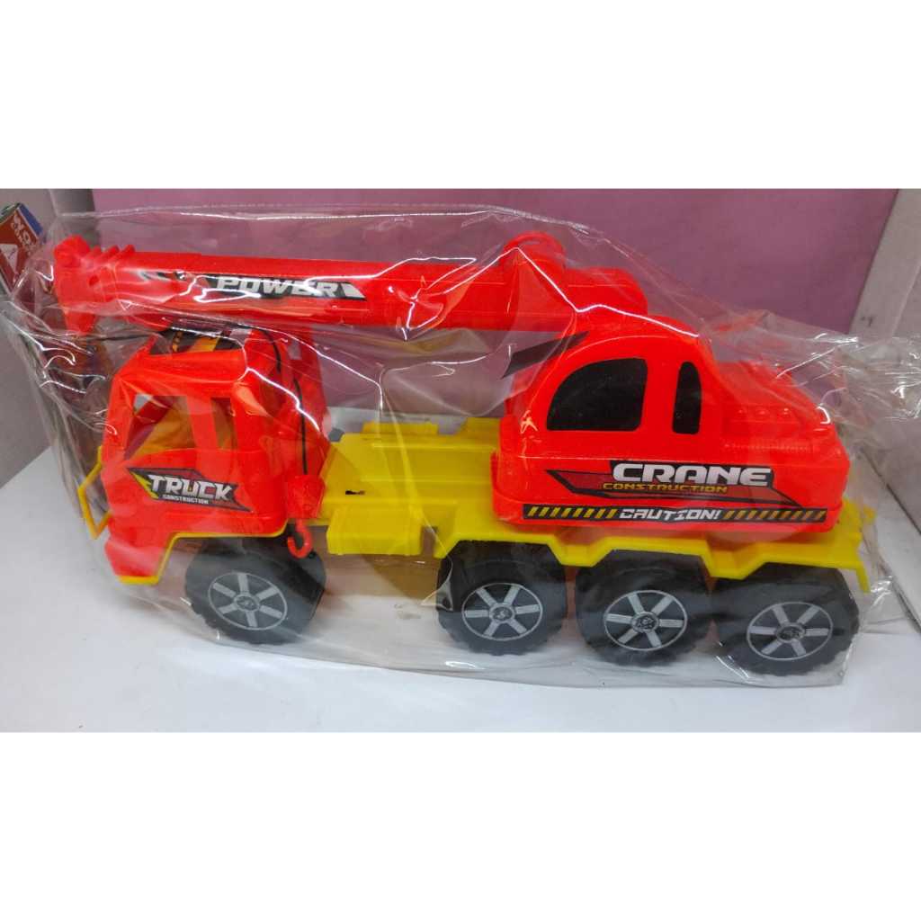 MAINAN TRUK CRANE PLASTIK TRUK KX 10