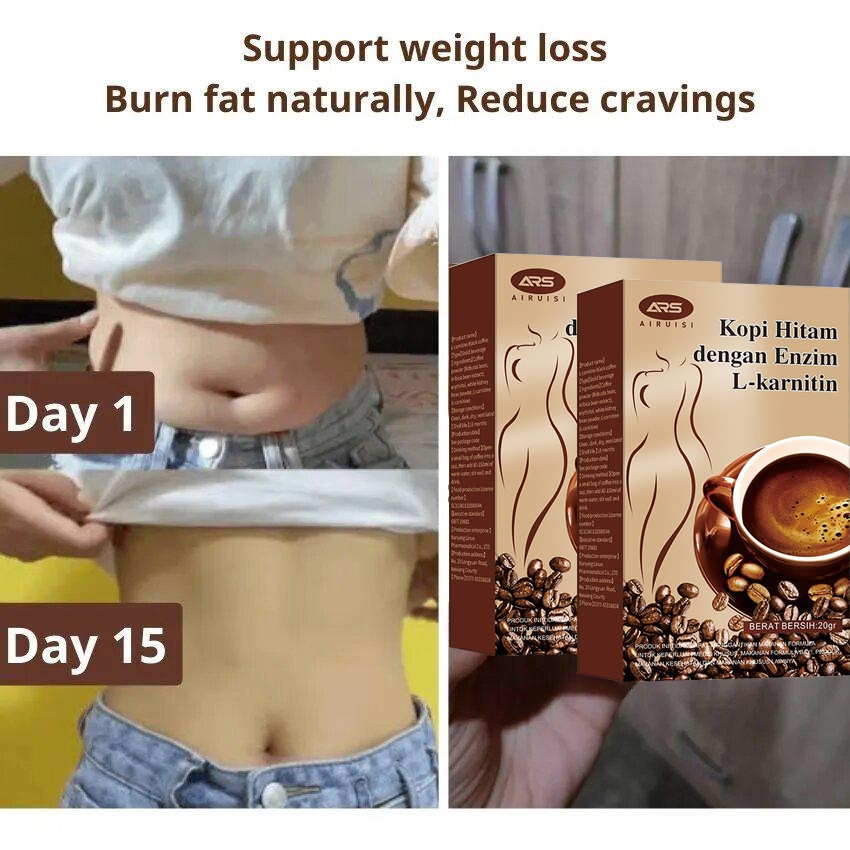 

Instant coffee 20g 7-day slimming black coffee collagen coffee painless slimming belly body shaping weight loss drink black coffee accelerates metabolism