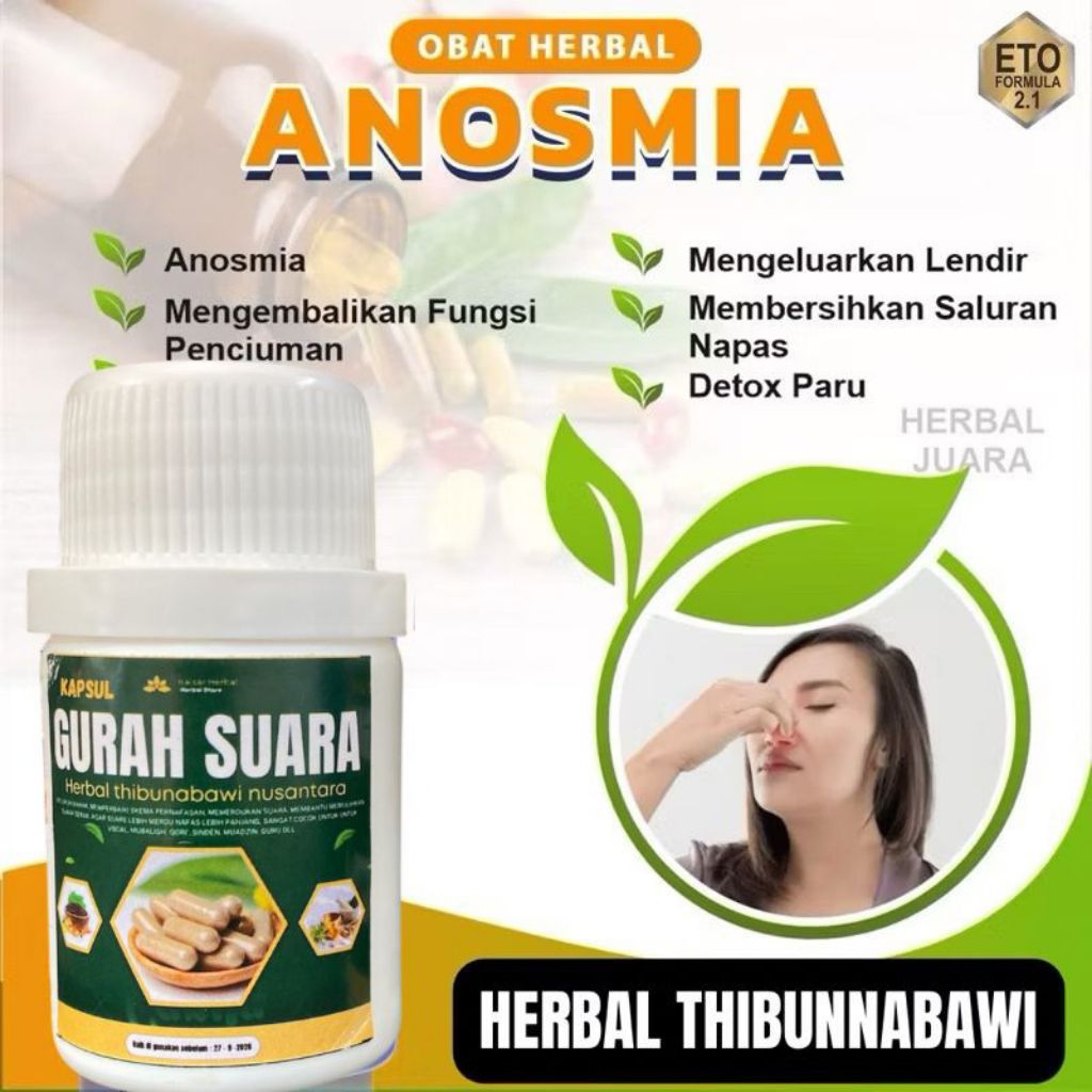 GURAH KAPSUL / HERBAL GURAH / KAPSUL PEMERDU SUARA