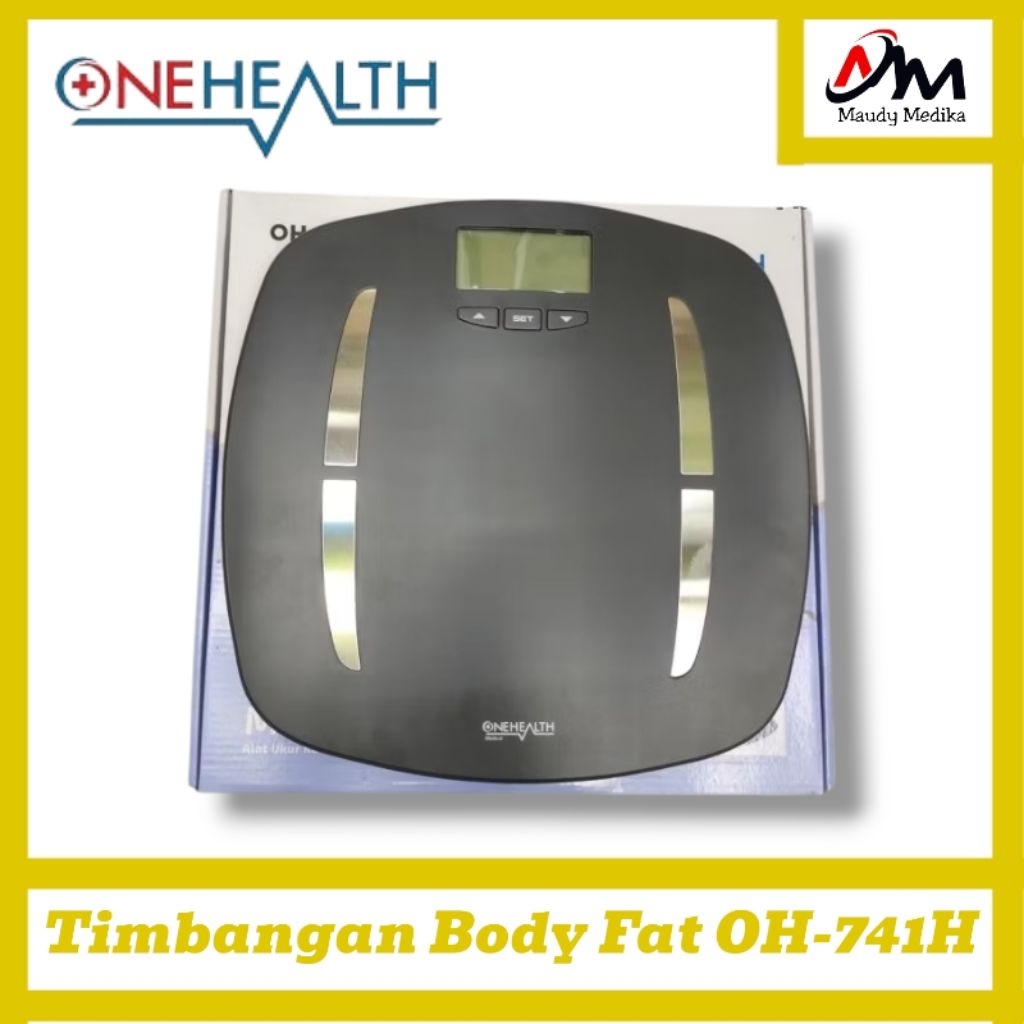 Timbangan Body Fat OneHealth. Body Fat And Hydration Monitor Scale  Body Fat Scale