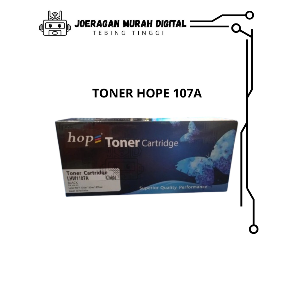 Toner COMPATIBLE hp Laserjet 107A/toner HOPE printer w 1107A/toner hp 107a murah/toner 107a