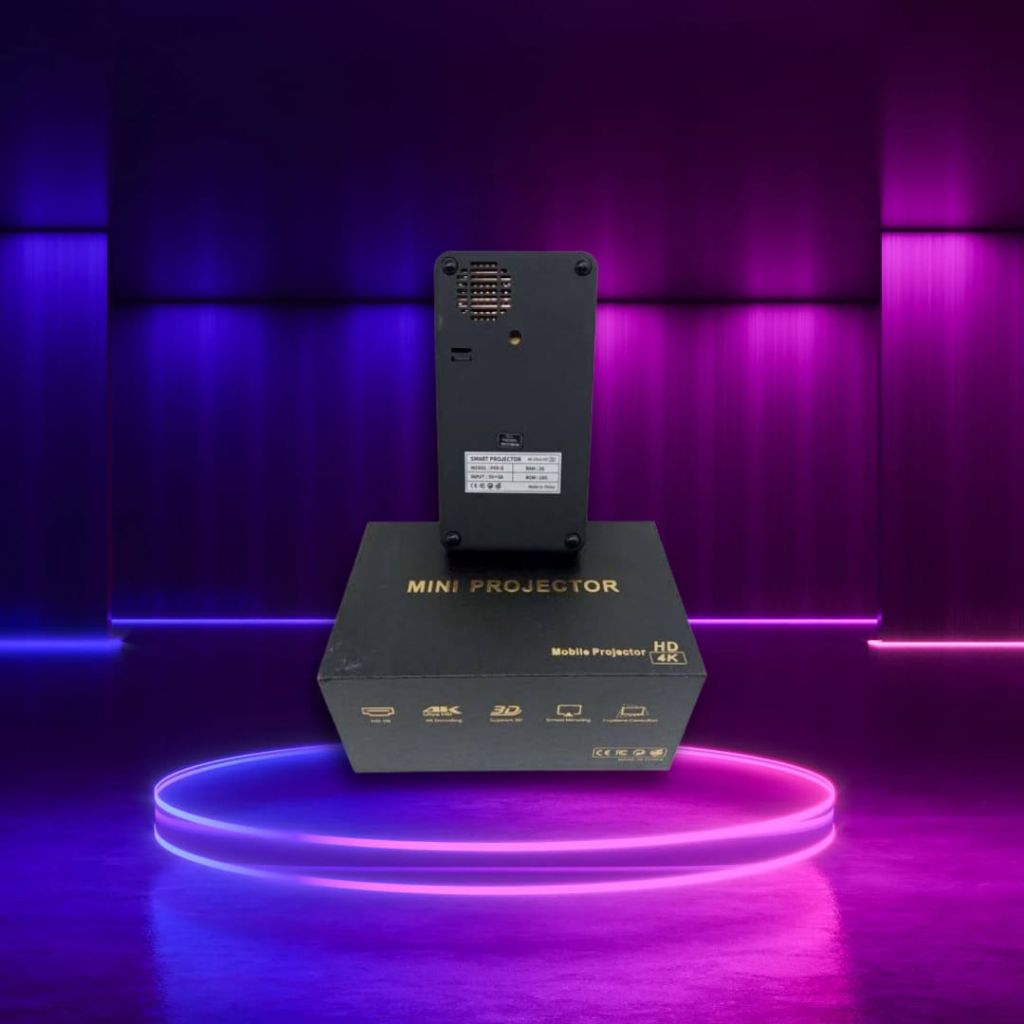 Projector Smart Mini DLP P09 1/8GB 4K ULTRA