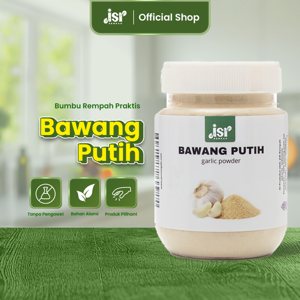 

Jsr Rempah Bawang Putih Bubuk Ground Garlic Powder 100 Gram