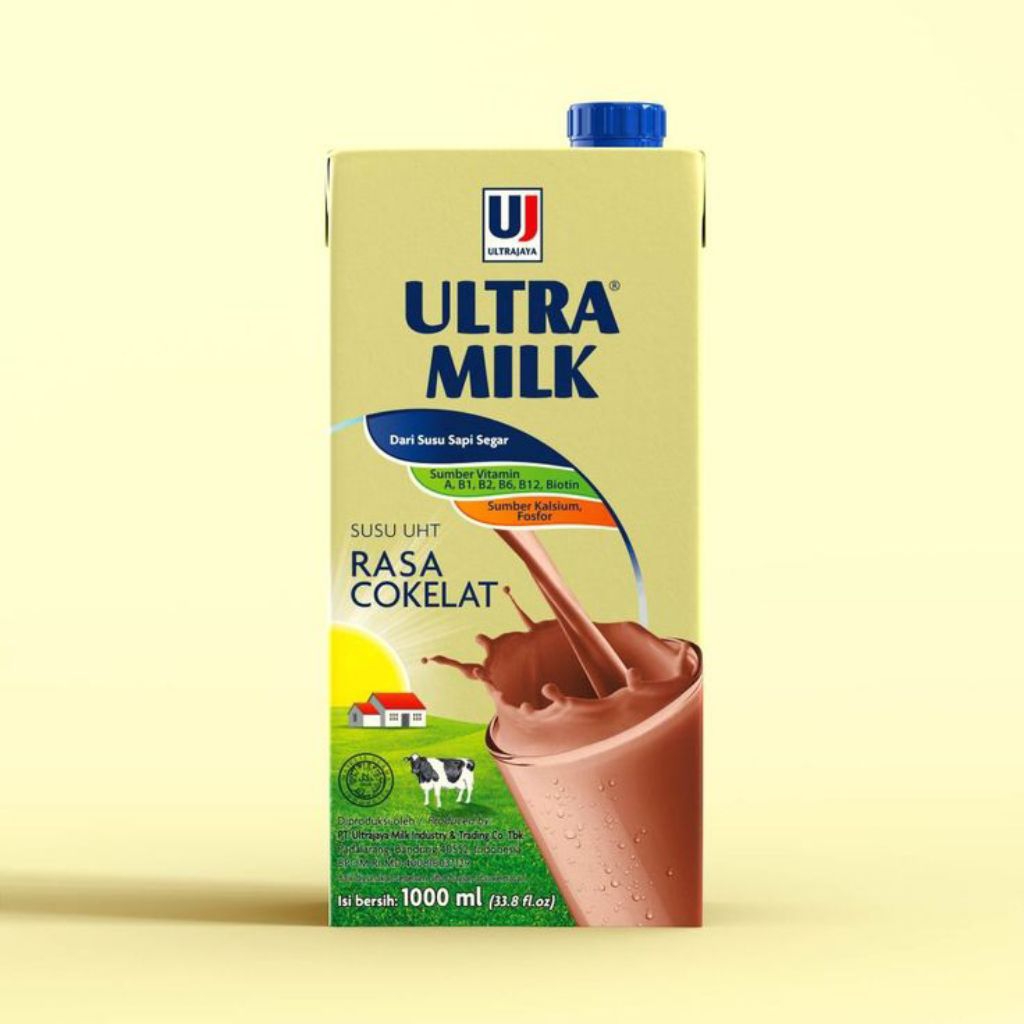 

susu ULTRA MILK UHT COKELAT 250mL