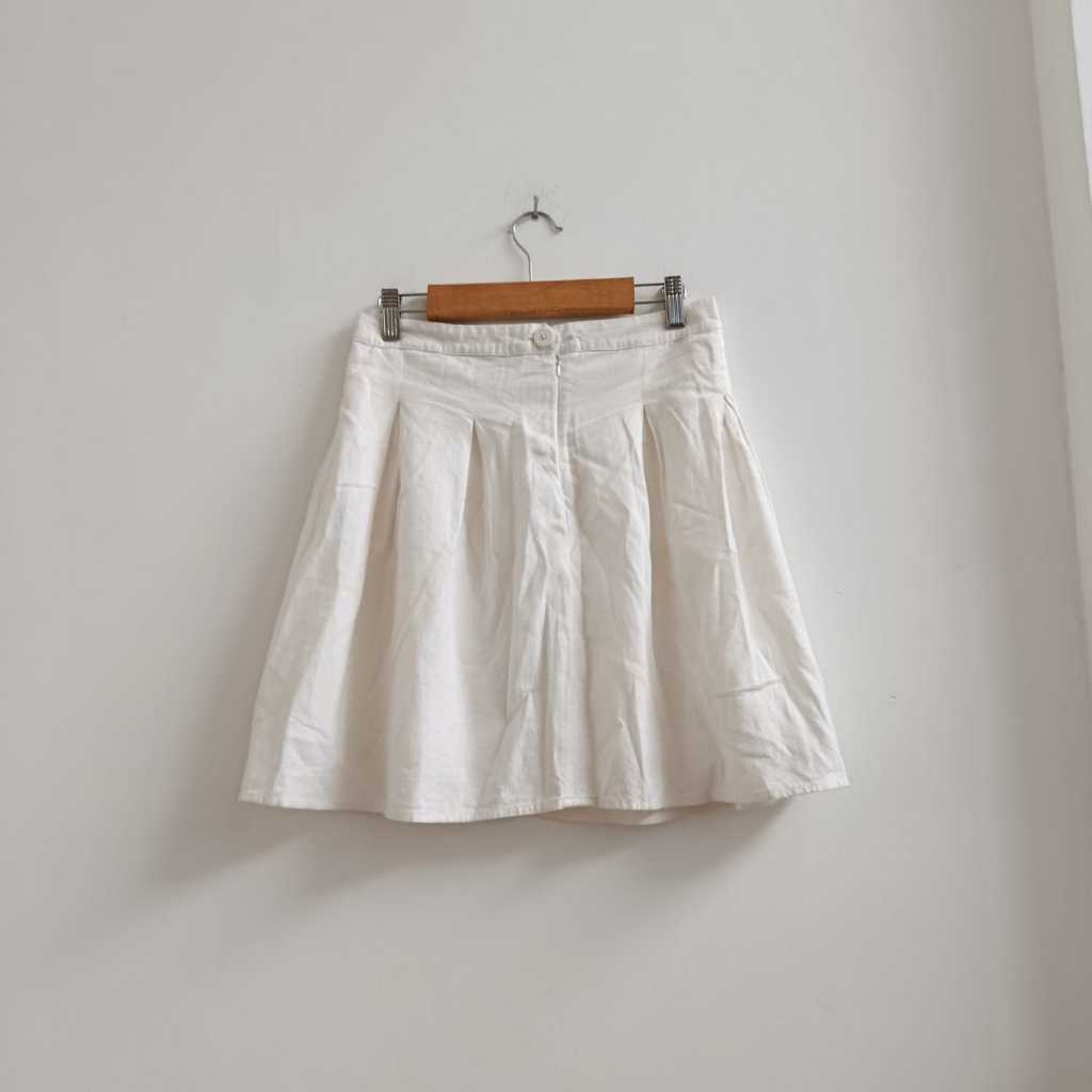 Rok Linen Putih Colorbox