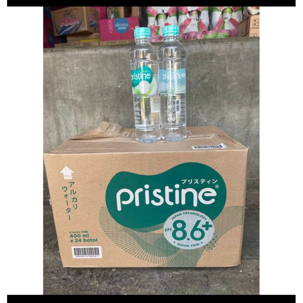 

Air Mineral Pristine 1karton 24botol 400ml