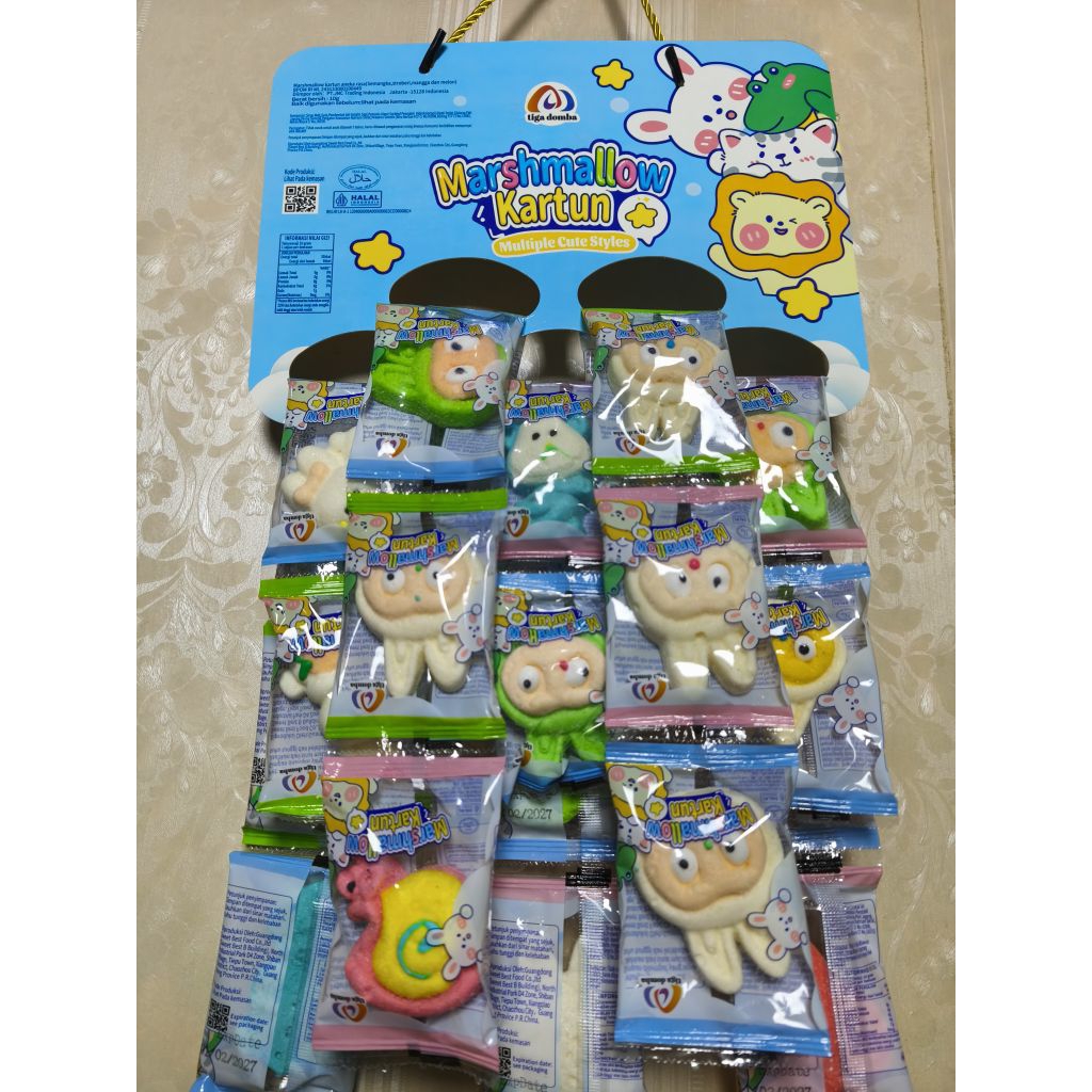 

MARSHMALLOW KARTUN LABUBU ISI 30 PCS
