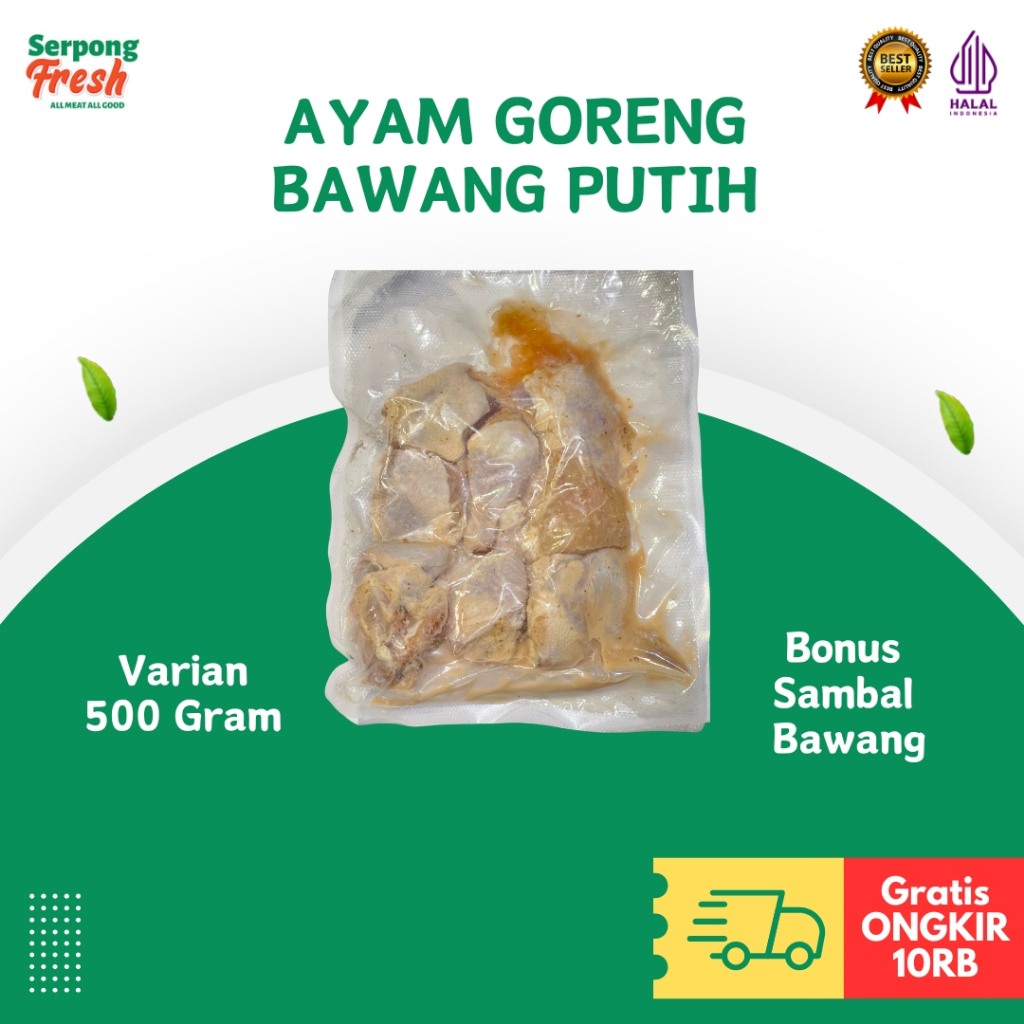 

Ayam Goreng Bawang Putih Ketumbar Marinasi Frozen Food Homemade Sehat Praktis Ready To Cook Chicken Garlic
