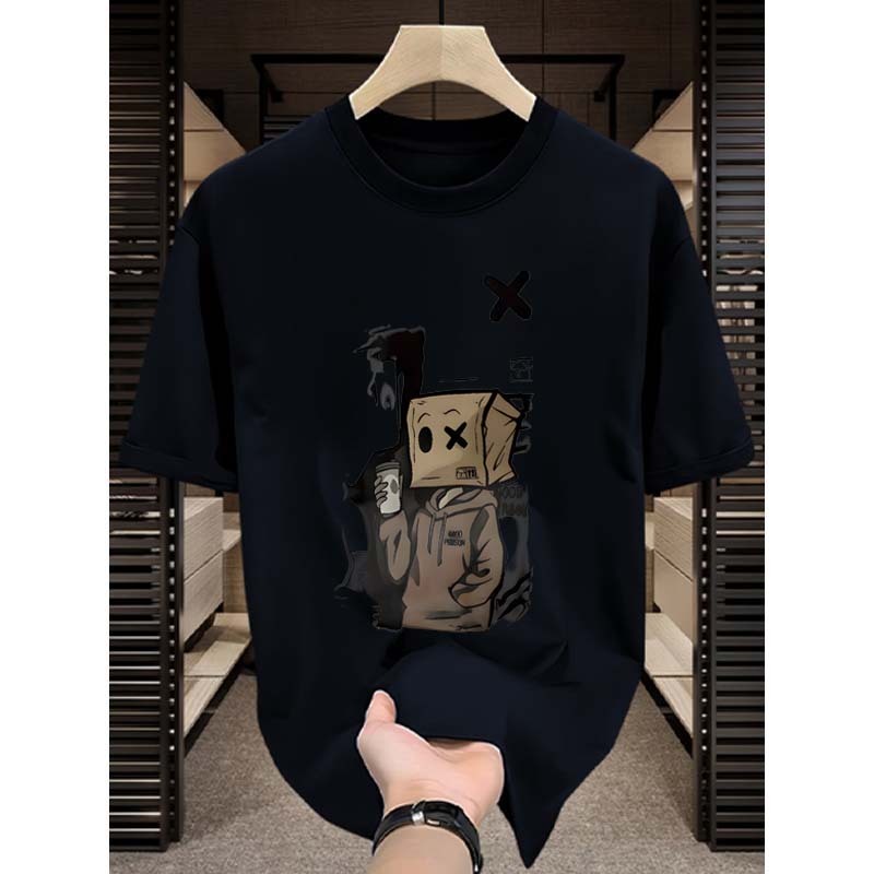 Kaos Cowok Distro Original 100% Kaos Vintage Kaos Pria Premium Tebal oversized t shirt pria | Pola c