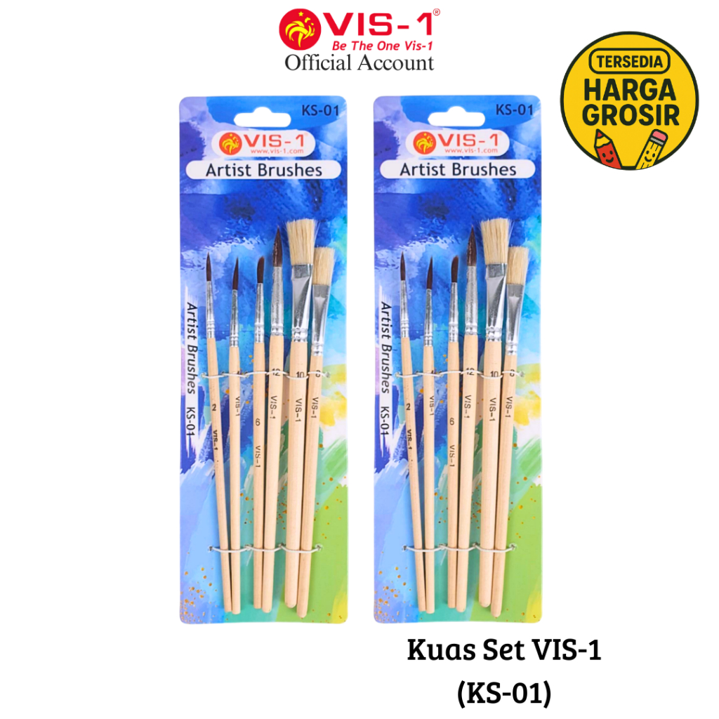 

VIS-1 Kuas Set KS-01 / Artist Brushes Set