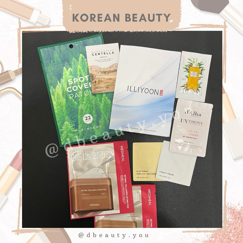 KOREAN SACHET Sample Size MEDIHEAL/ SKIN1004/BEAUTY OF JOSEON/KLAVUU Serum/ Vitamin C Brightening se