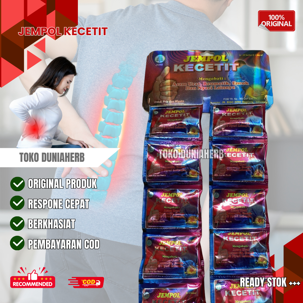 Jempol Kecetit Kapsul Original Asam Urat