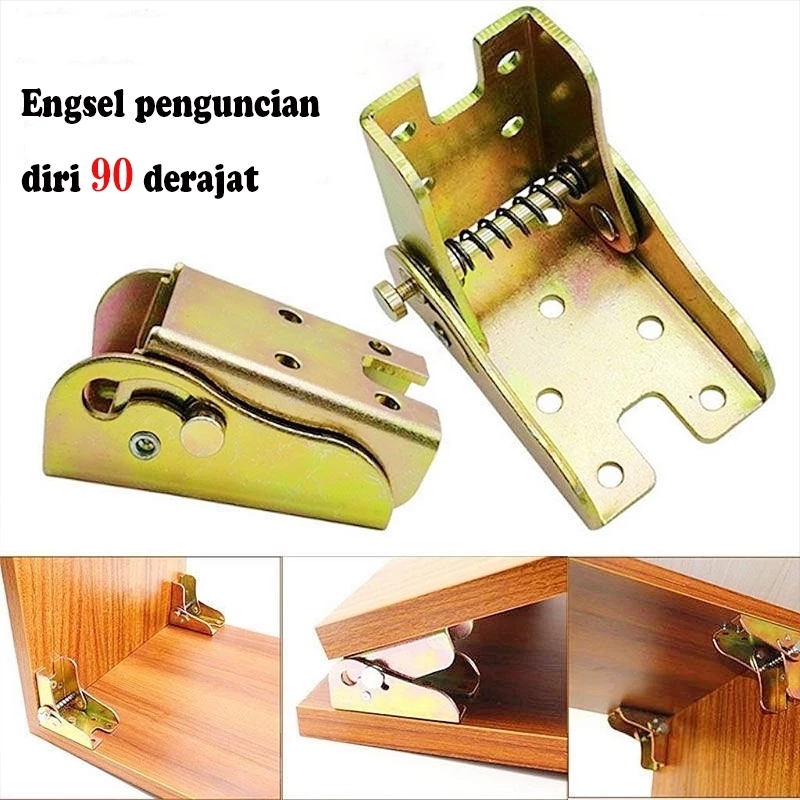 Engsel Meja Lipat - Bracket Siku Lipat Kunci/keras Lipat Engsel
