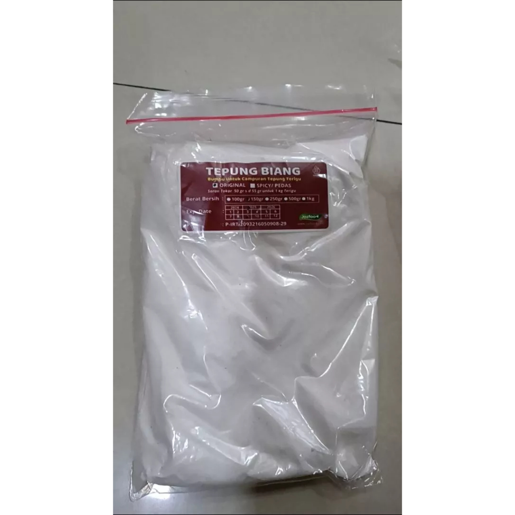 

Bumbu Marinasi Fried Chicken Ayam Krispy Premium 250 gram Tepung Biang