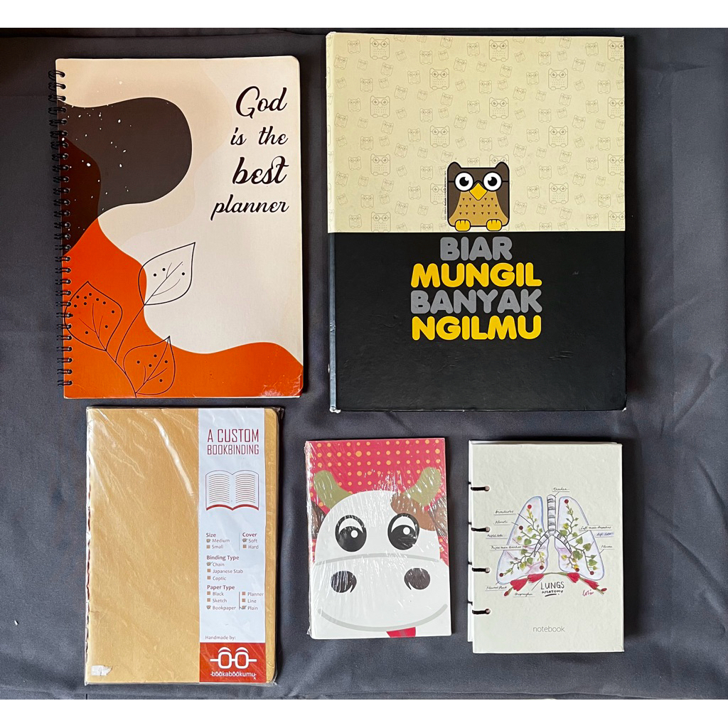 

Notebook Binder buku Spiral A5 A6 B5