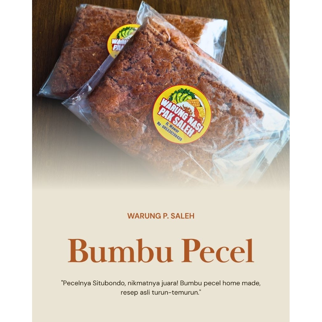 

Bumbu Pecel Situbondo