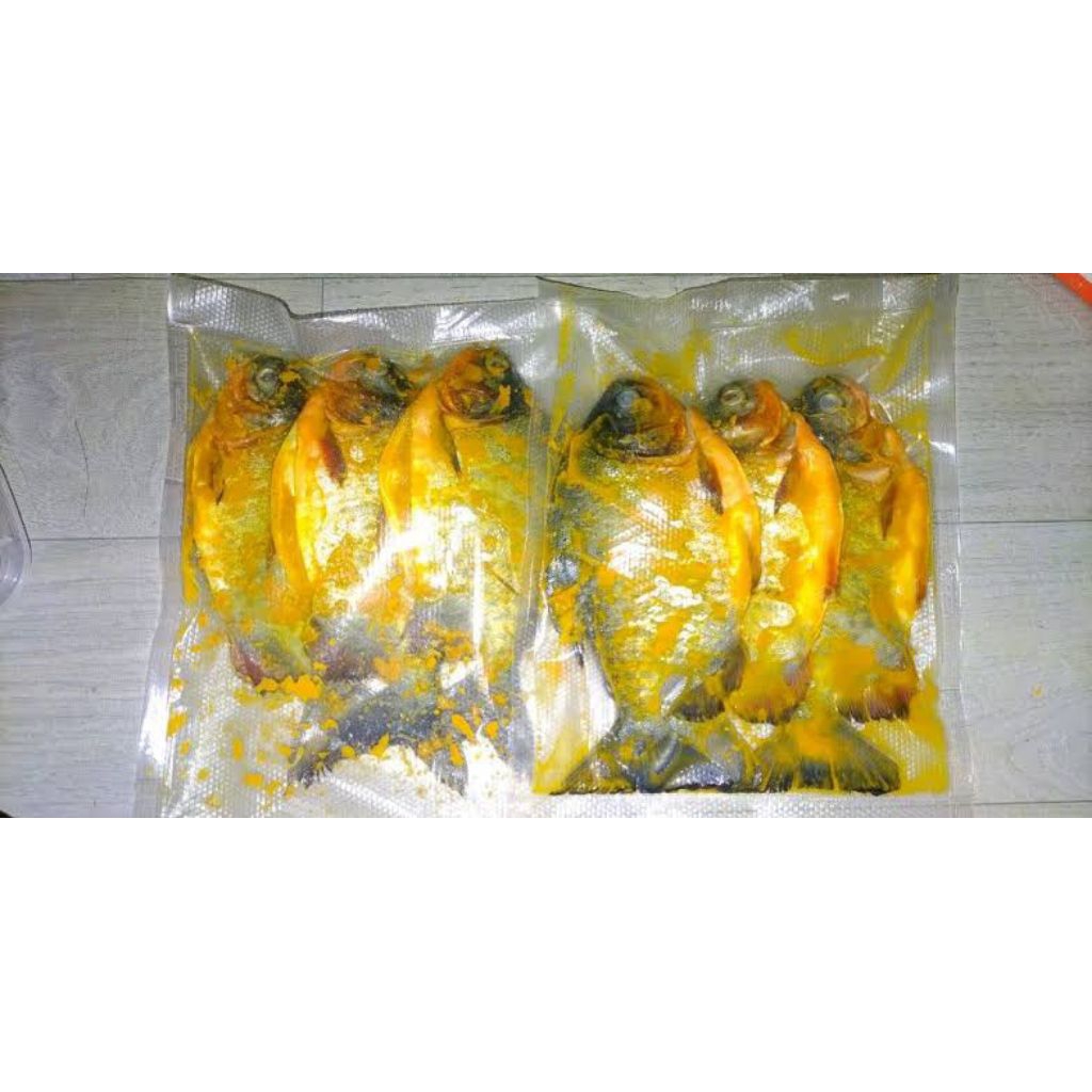 

ikan bawal mentah 500gr bumbu marinasi/ungkep ⭐⭐⭐⭐⭐
